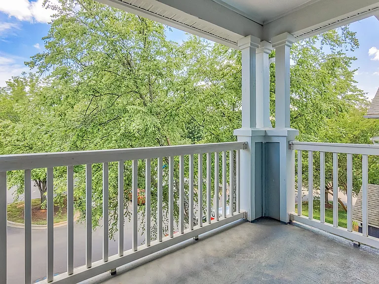 Large private balconies