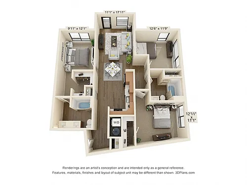 Floor plan 3B