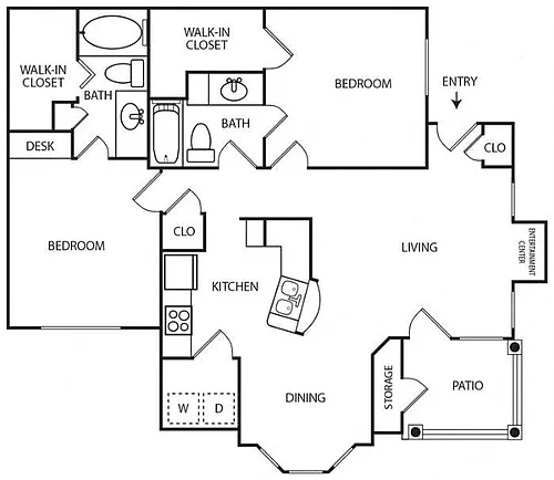 Floor plan B3U