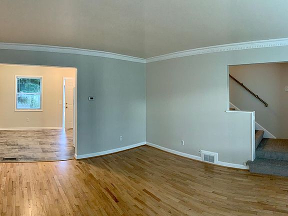 Living room to dining room/kitchen