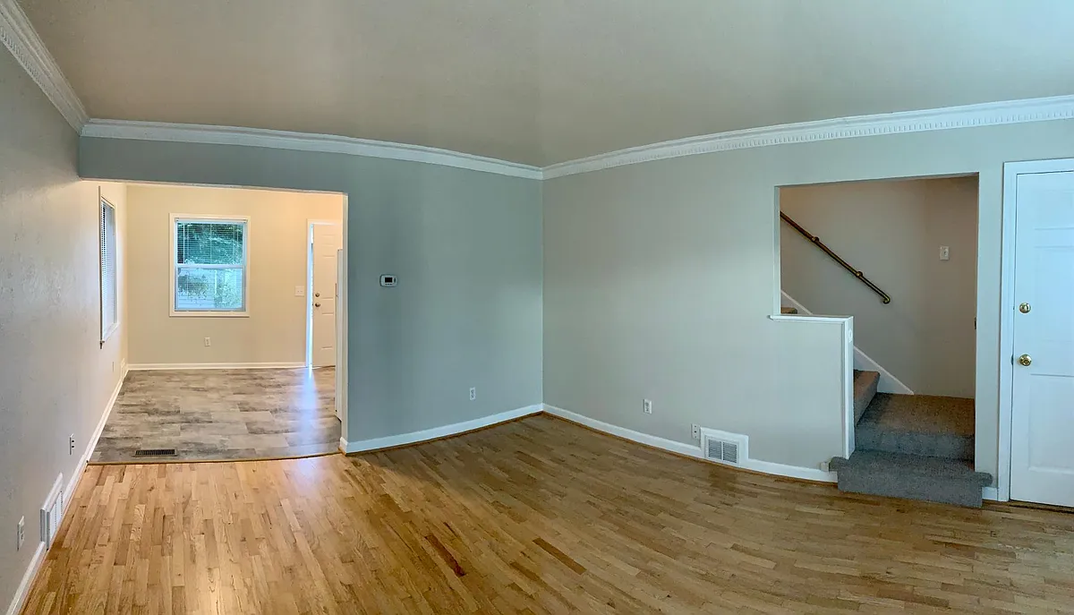 Living room to dining room/kitchen - 1919 Rucker Ave #2