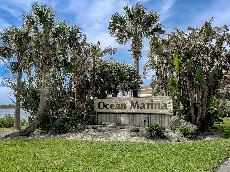 Entrance to condo complex