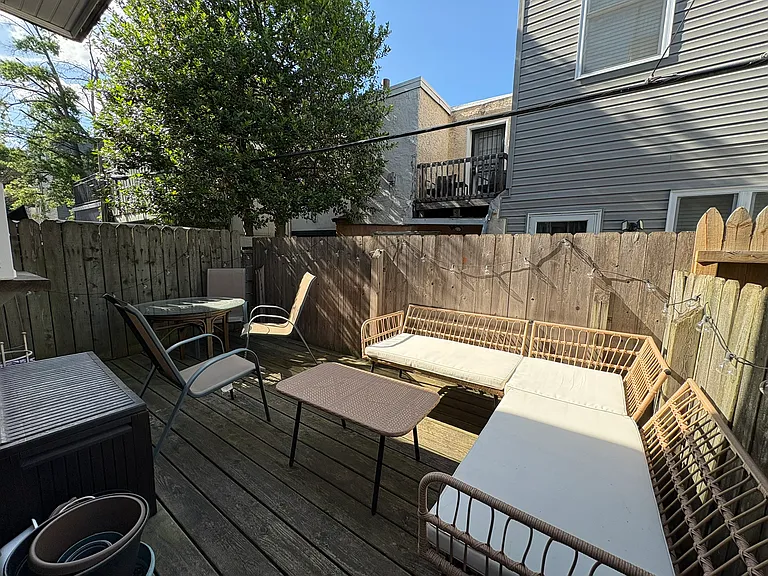 Private Rear Deck (furnishings not included)