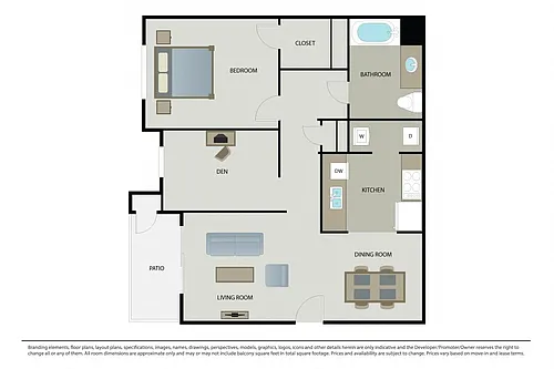 Floor plan Bella Cielo + Den