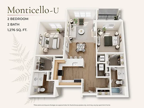 Floor plan Monticello-U