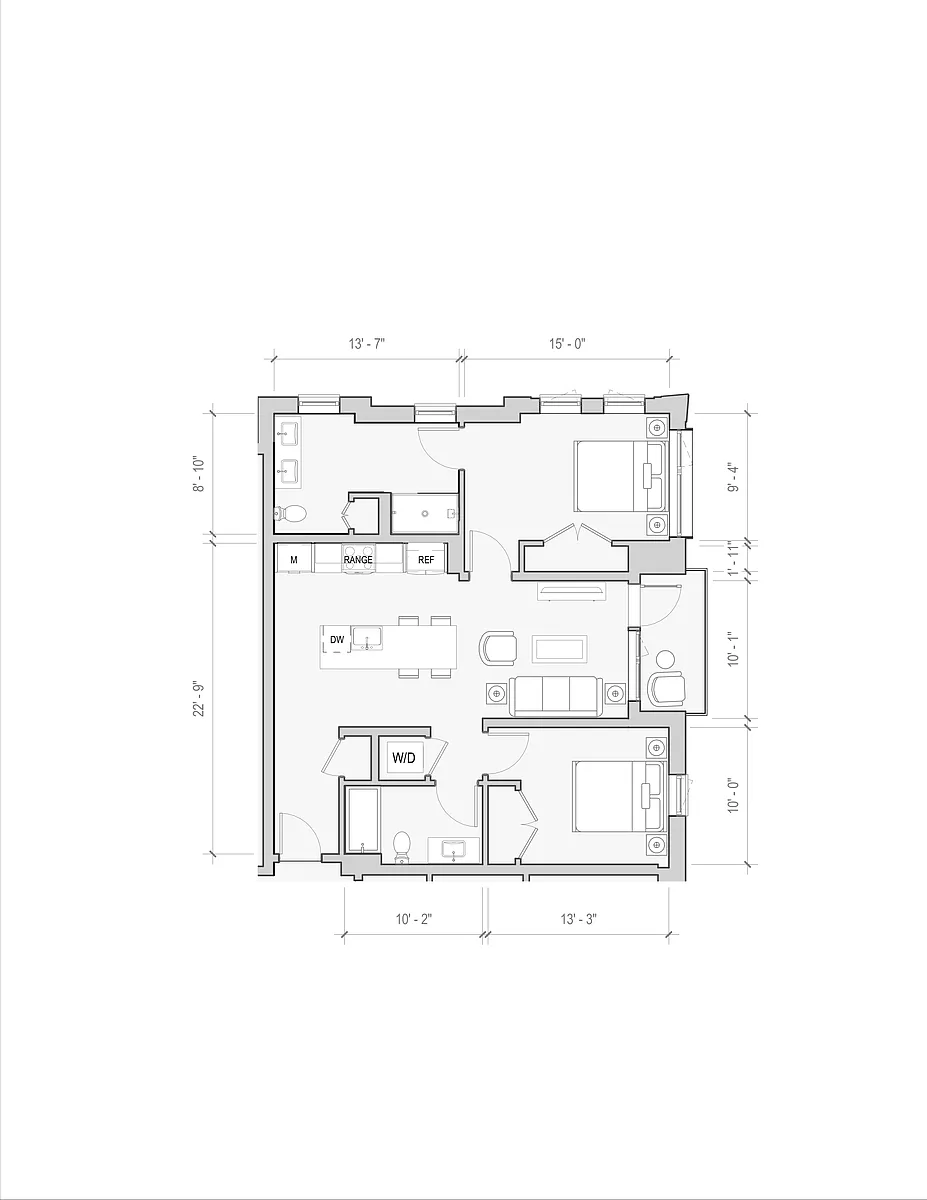 Floor plan Peridot - Pearl at Boulder Commons
