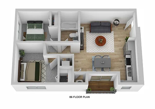 Floor plan The Amherst