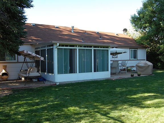 All glass patio room