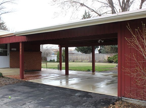 Carport and patio