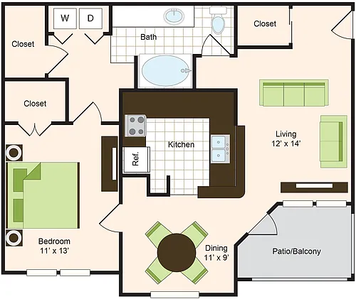 Floor plan B1