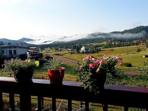 Deck view down the valley