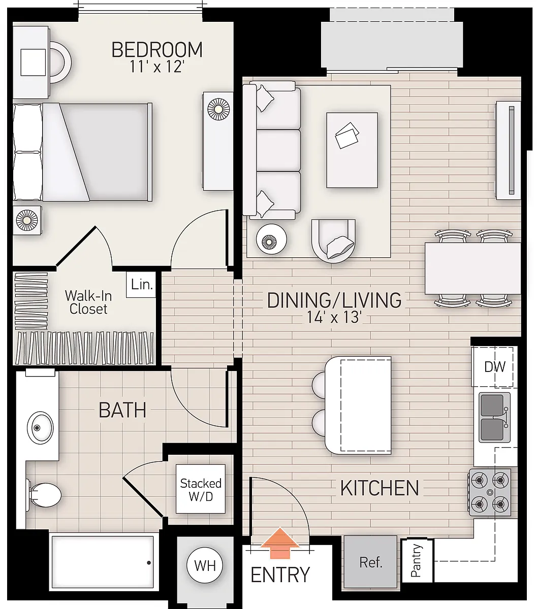Floor plan River View V - Plan C