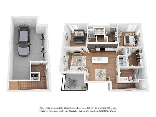 Floor plan D2 - Loft