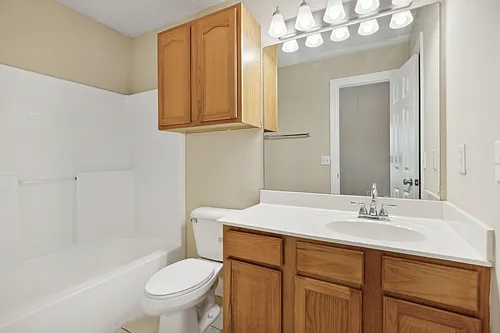Floor plan Two Bedroom, Two and Half Bath