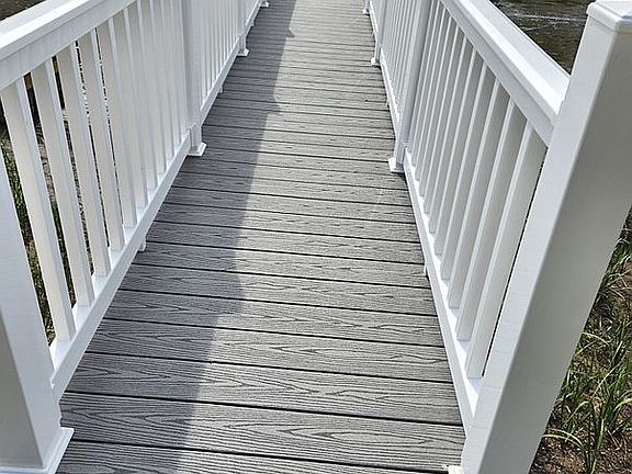 Composite walkway and dock