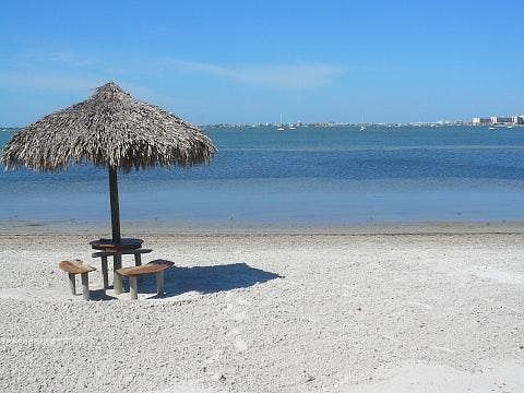 Private Beach w/ Tiki Huts