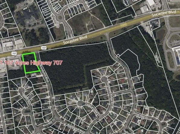 TBD Highway 707 #1.107 Acres at Brandymill, Myrtle Beach, SC 29588