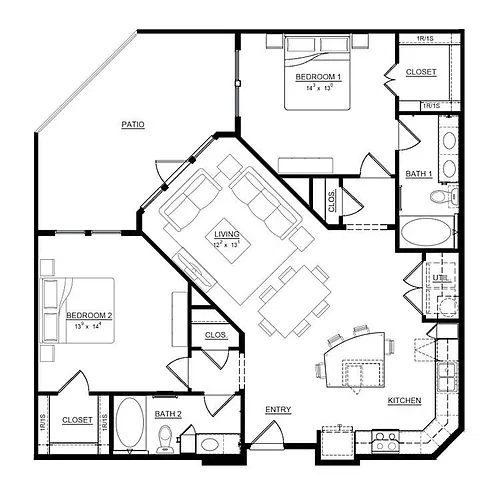 Floor plan Gardenia | B2