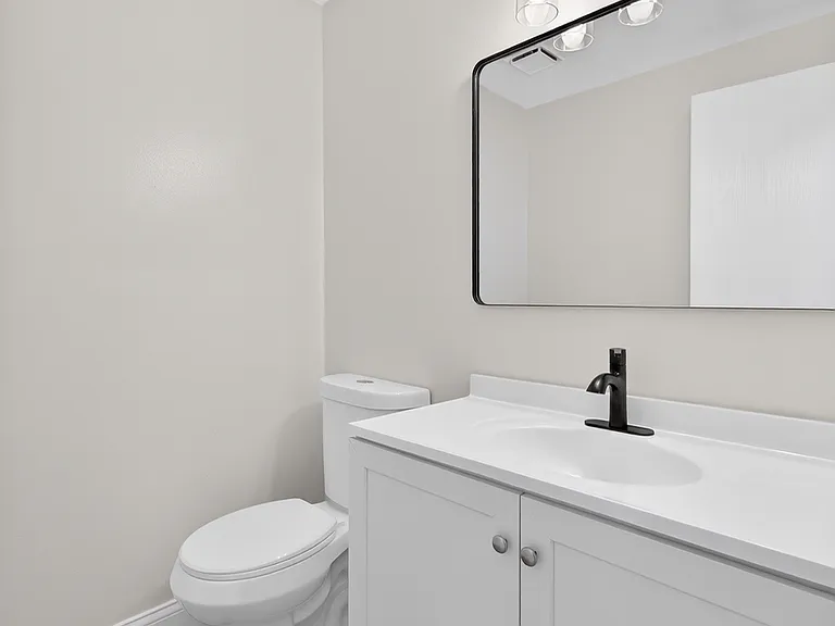 Main-level half bathroom