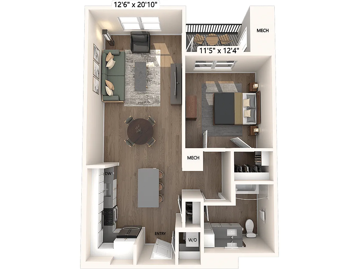 Floor plan AM19D-Upgrade
