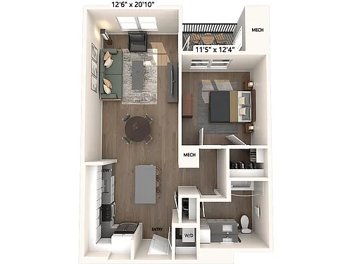 Floor plan AM19D-Upgrade