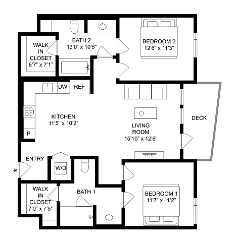 Floor plan 2-AX