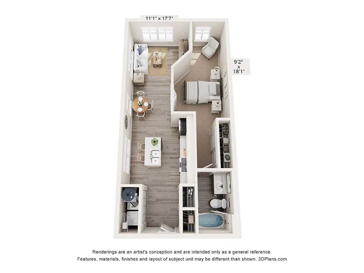 Floor plan A1A