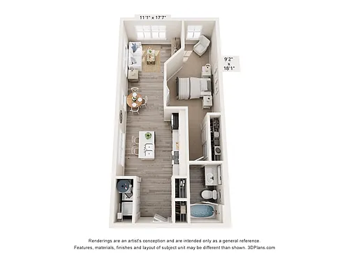Floor plan A1A