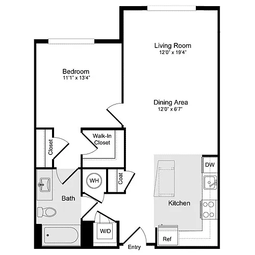 Floor plan A-1M