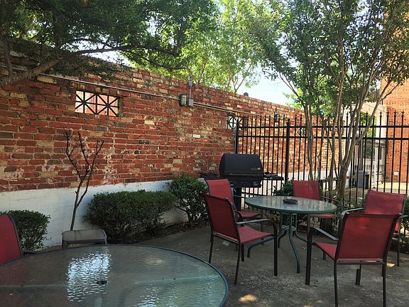 Courtyard with grills