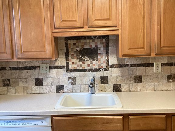Custom marble backsplash