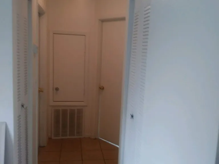 Hallway to the bathroom and bedroom