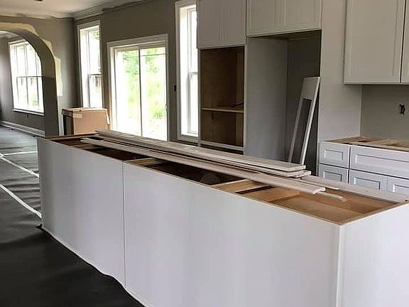 Huge 12' long island!