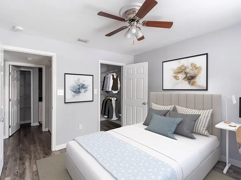 Staged Bedroom