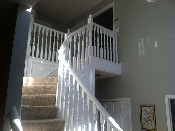 White enamel woodwork
