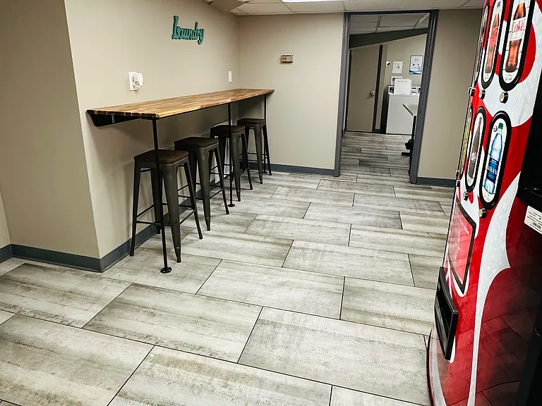 Laundry room lobby