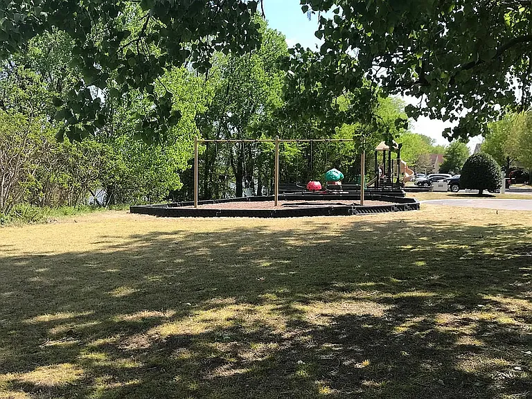 Playground behind House