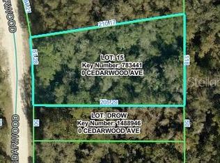 CEDARWOOD AVENUE LOT 15, WEEKI WACHEE, FL 34614