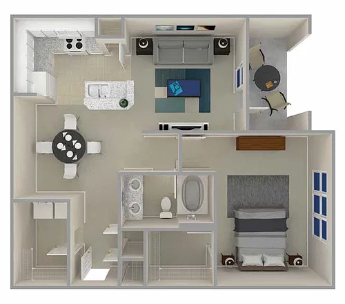 Floor plan The Cameron