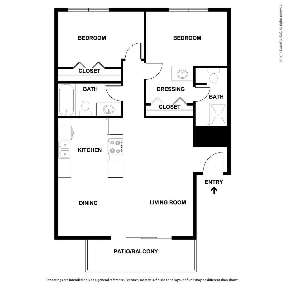 Floor plan 2x2M