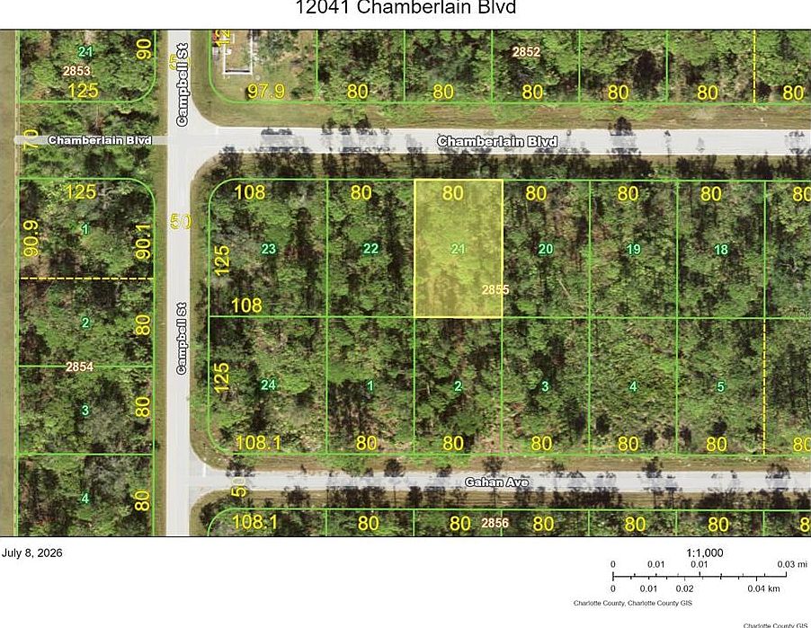 2nd image of 12041 CHAMBERLAIN BOULEVARD LOT 21