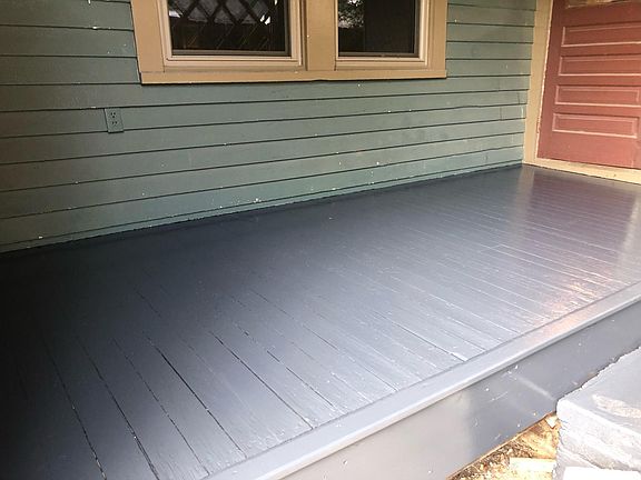 Side porch off of Kitchen