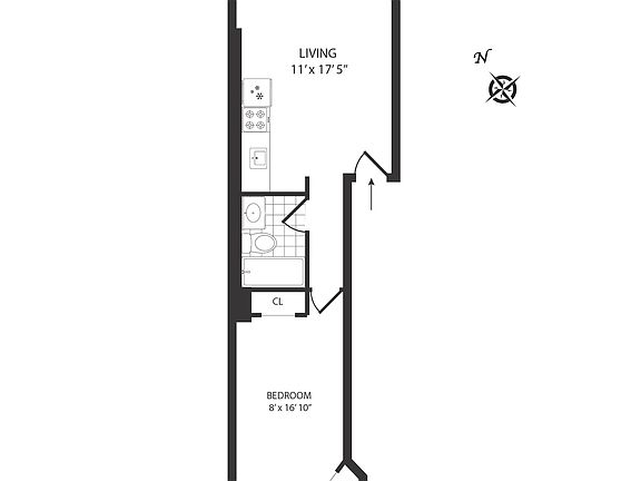 2nd image of 428 W 48th St APT 4FW