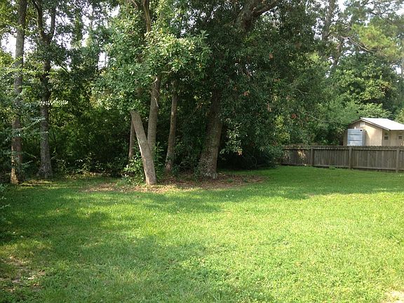 Large back yard