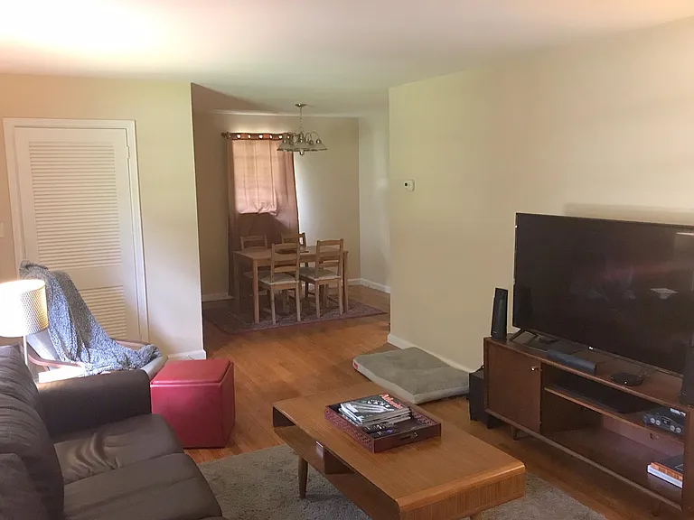 Living room with view to dining room