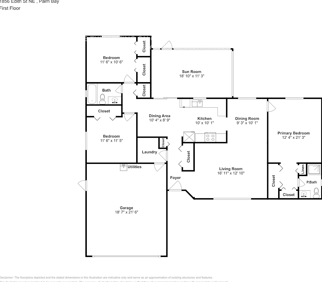 1856 Edith St NE Palm Bay, FL 32907 — Photo 2