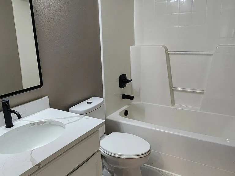 Upstair guest bathroom.