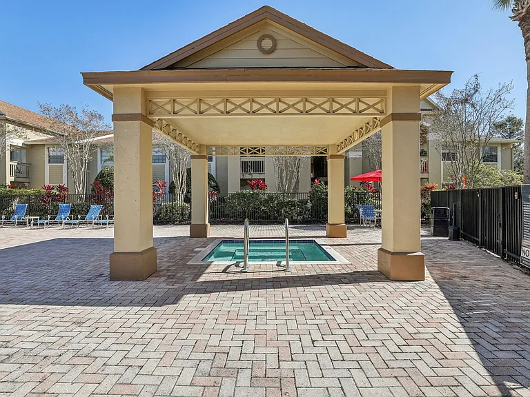 Resort Pool and Sundeck with Spa