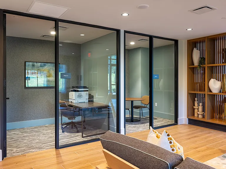 1st floor private work pods