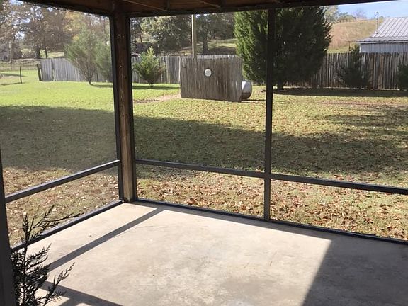 Screened back porch